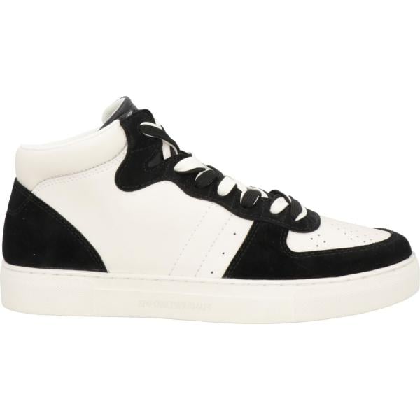 sneakers alte Emporio Armani bianco tinta unita