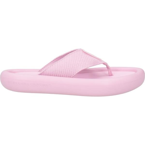 Infradito da donna in bianco neve senza tacco a punta tonda STELLA McCARTNEY