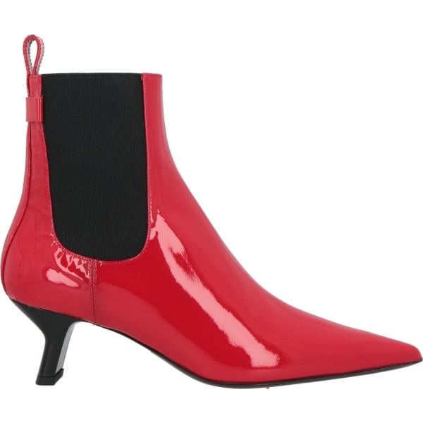 stivaletti Msgm rosso tinta unita