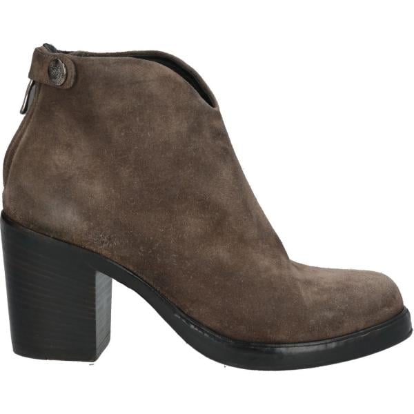 stivaletti Alberto Fasciani marrone tinta unita