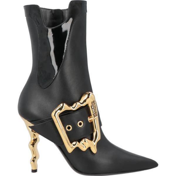 stivaletti Moschino nero tinta unita