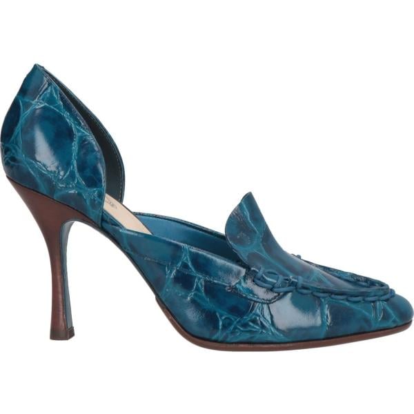 décolleté Tods blu con stampe
