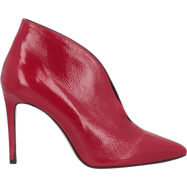 stivaletti Francesco Sacco rosso tinta unita