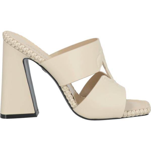 sandali in pelle Roberto Cavalli bianco tinta unita