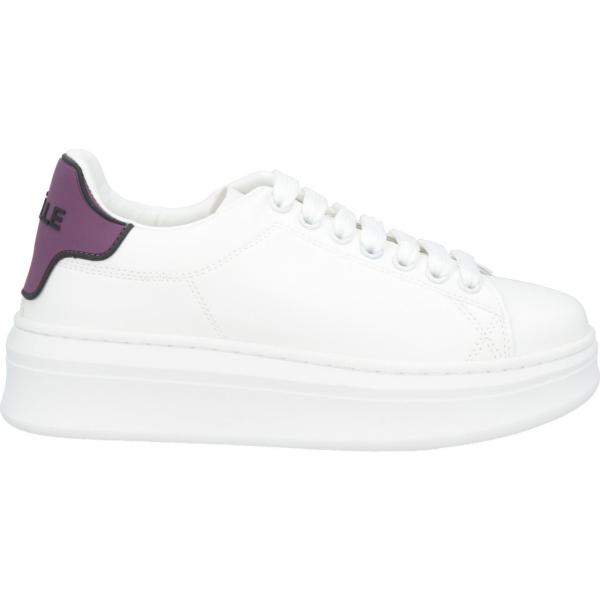 sneakers GAëLLE Paris bianco tinta unita