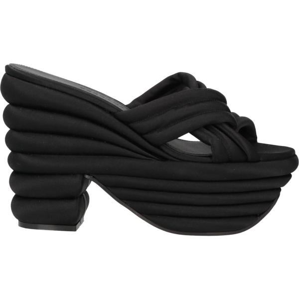 sandali col tacco Ferragamo nero tinta unita