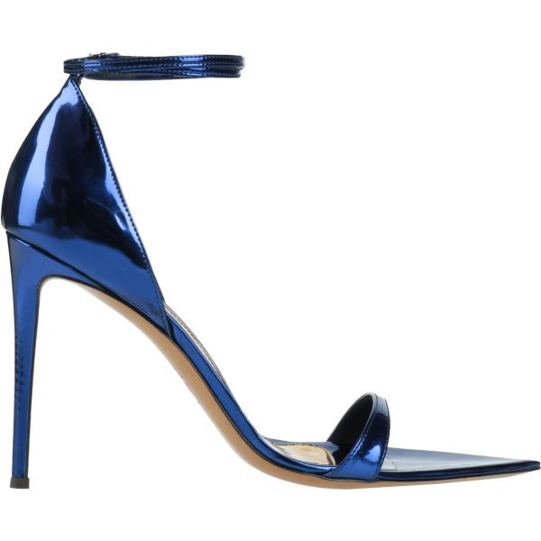 sandali in pelle Alexandre Vauthier blu tinta unita