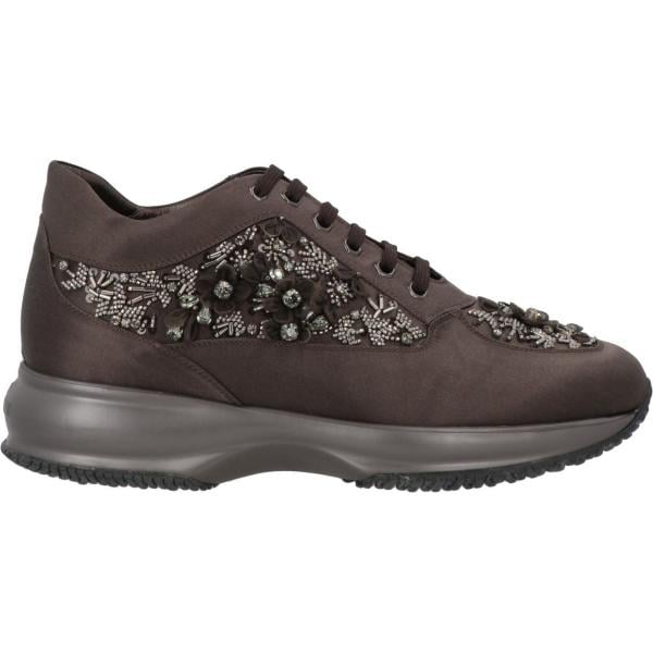 sneakers Hogan marrone tinta unita