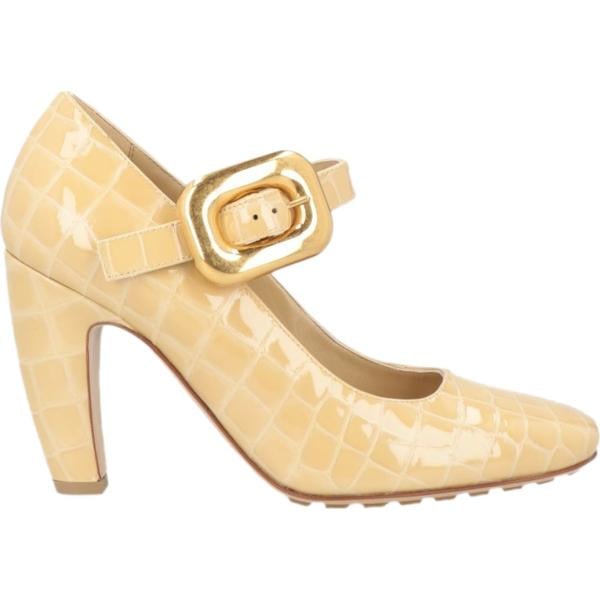 décolleté Bottega Veneta giallo con stampe