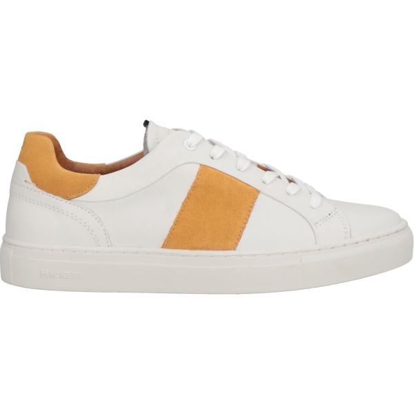 sneakers Hackett bianco tinta unita
