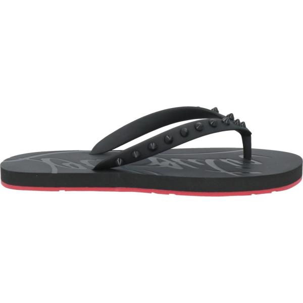 infradito Christian Louboutin nero tinta unita