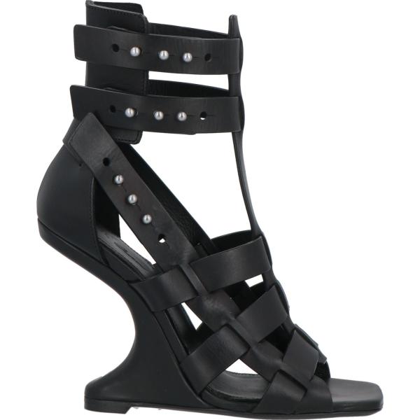 sandali alla schiava Rick Owens nero tinta unita