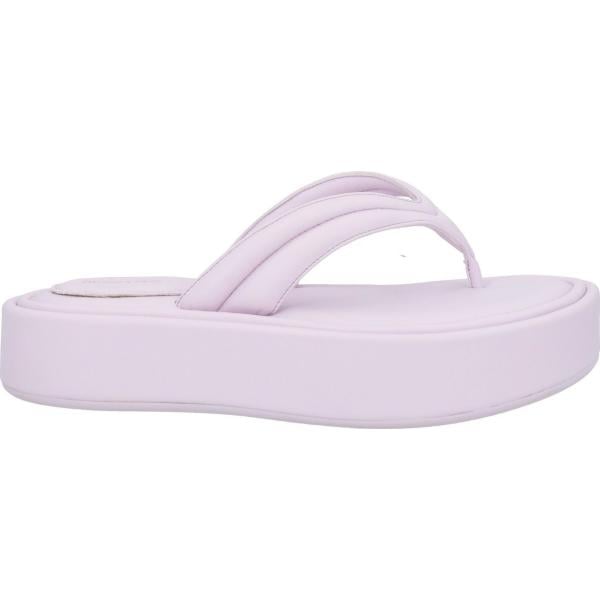 Ciabatte da donna in viola chiaro senza tacco a punta tonda in pelle Patrizia Pepe Patrizia Pepe