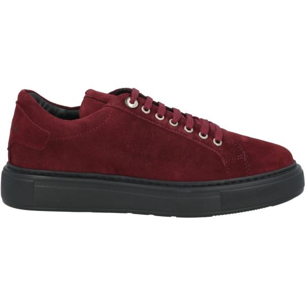 sneakers Roberto Botticelli rosso tinta unita