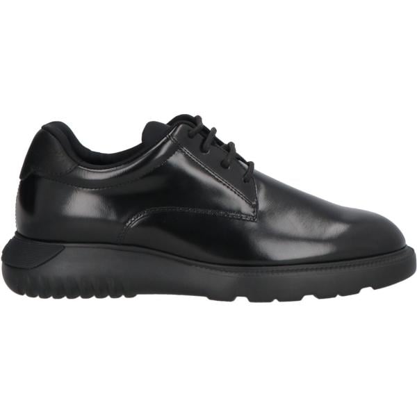 scarpe stringate Hogan nero tinta unita