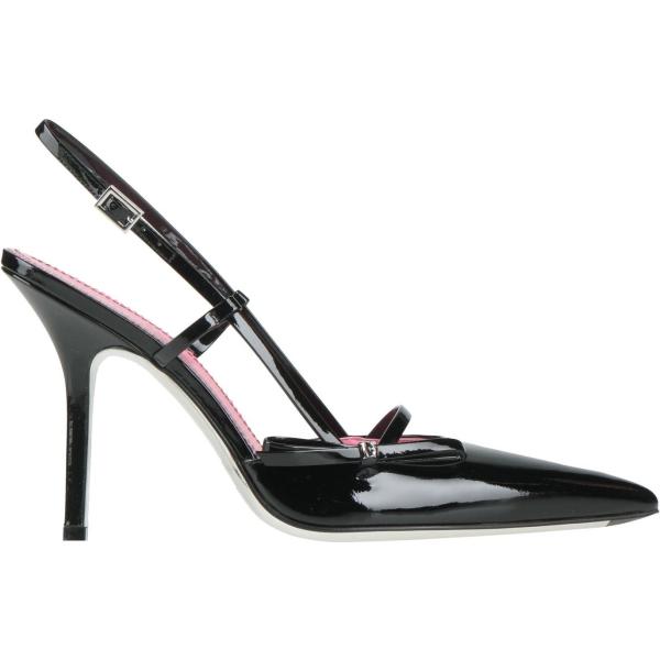 décolleté Dsquared2 nero tinta unita