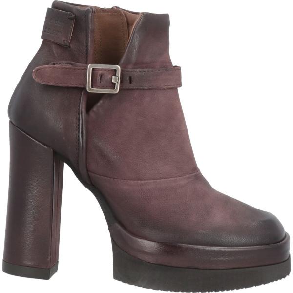 stivaletti A.s.98 marrone tinta unita