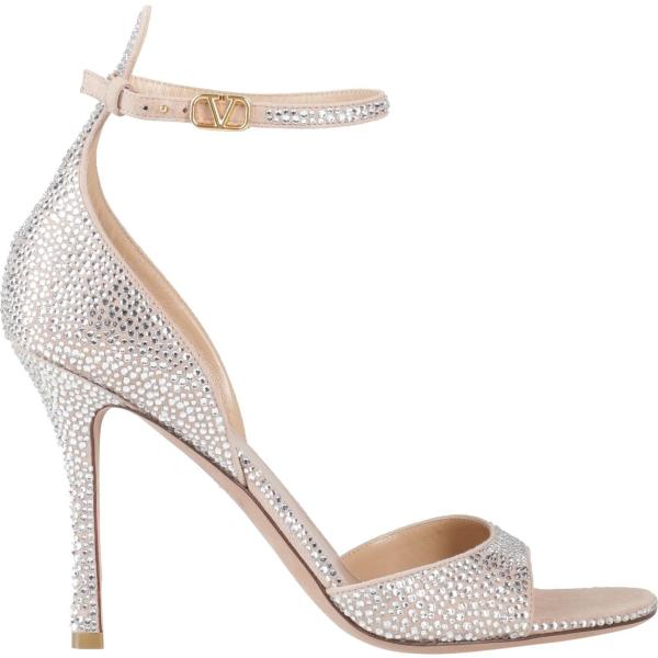 sandali in pelle Valentino Garavani bianco tinta unita