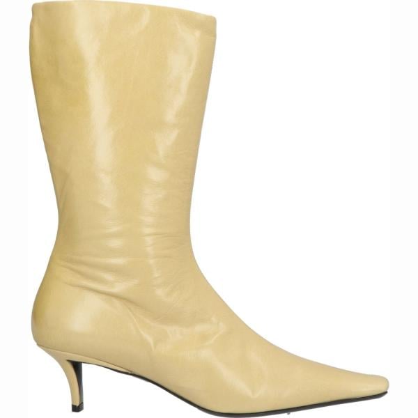 stivali Jil Sander verde tinta unita