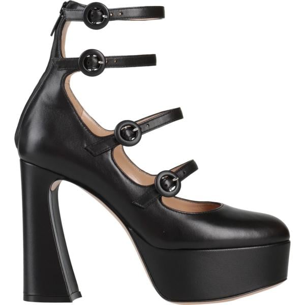 décolleté Gianvito Rossi nero tinta unita