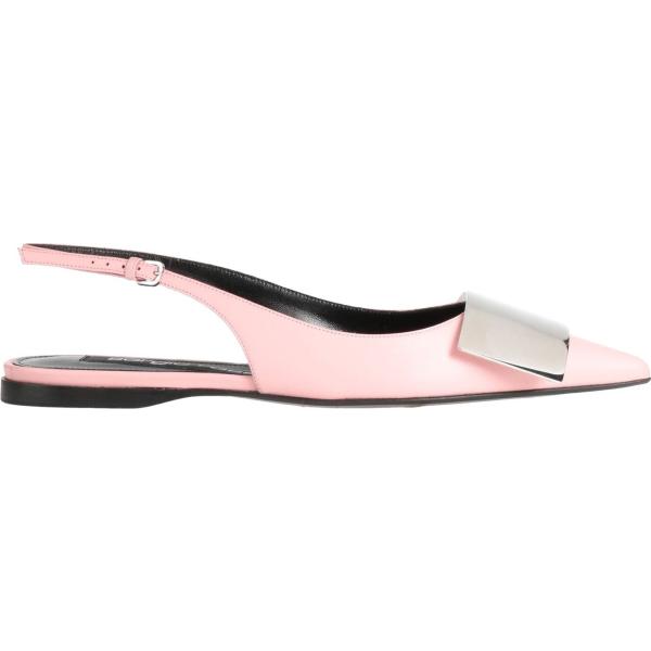 ballerine Sergio Rossi rosa tinta unita
