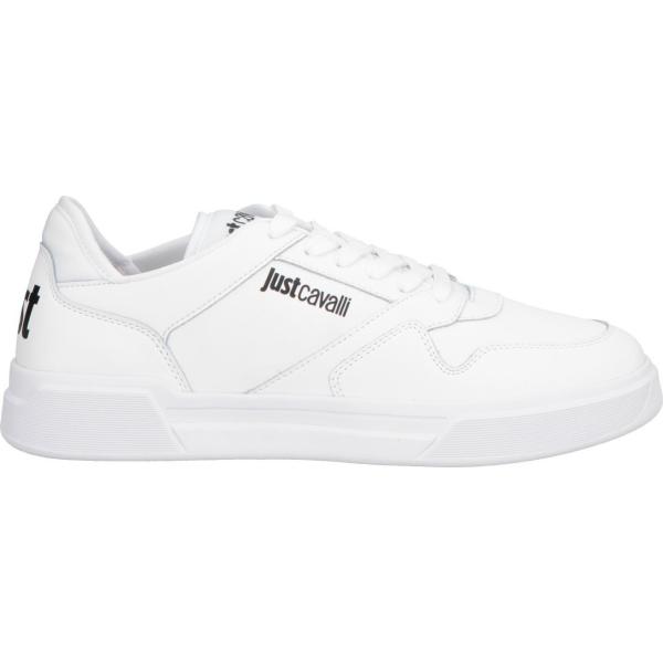 sneakers Just Cavalli bianco tinta unita