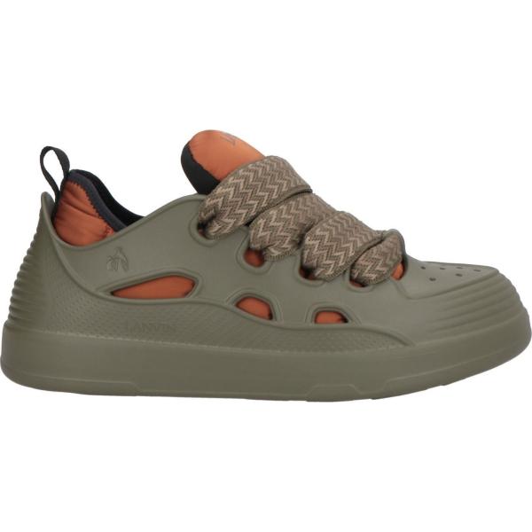sneakers Lanvin verde tinta unita