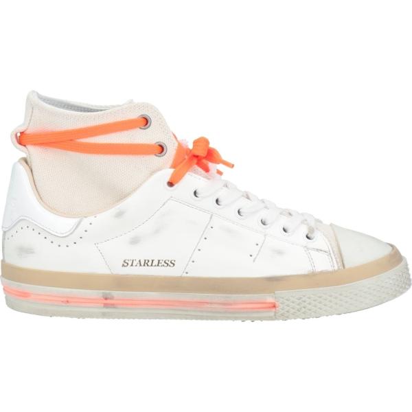 sneakers alte Hidnander bianco tinta unita