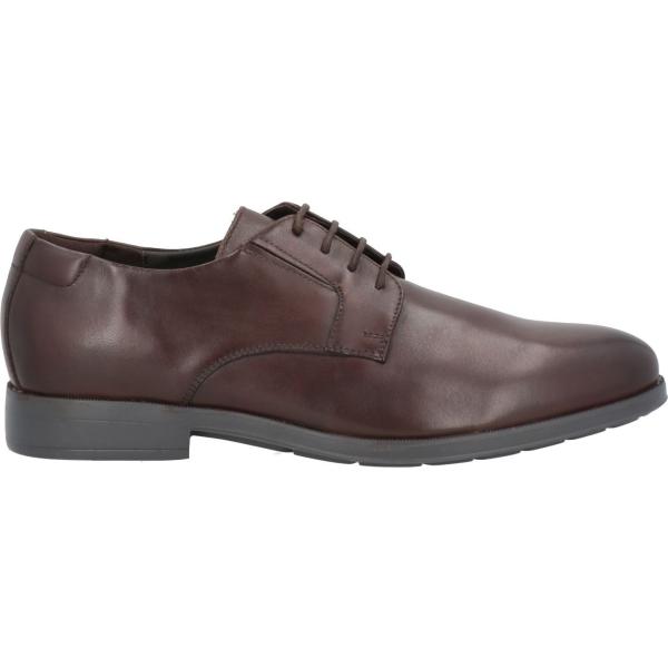 scarpe stringate Geox grigio tinta unita