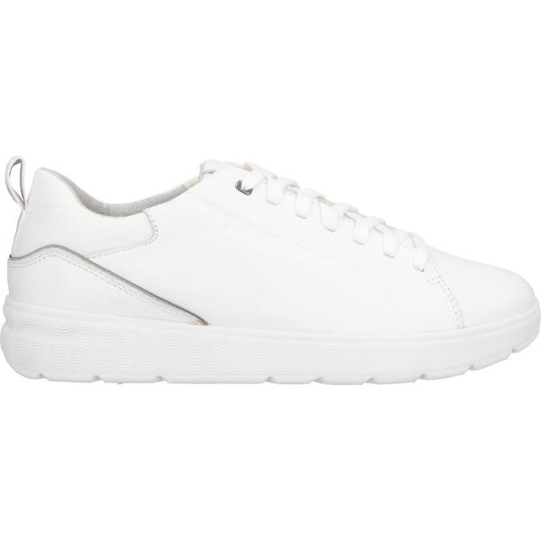 sneakers Geox bianco tinta unita