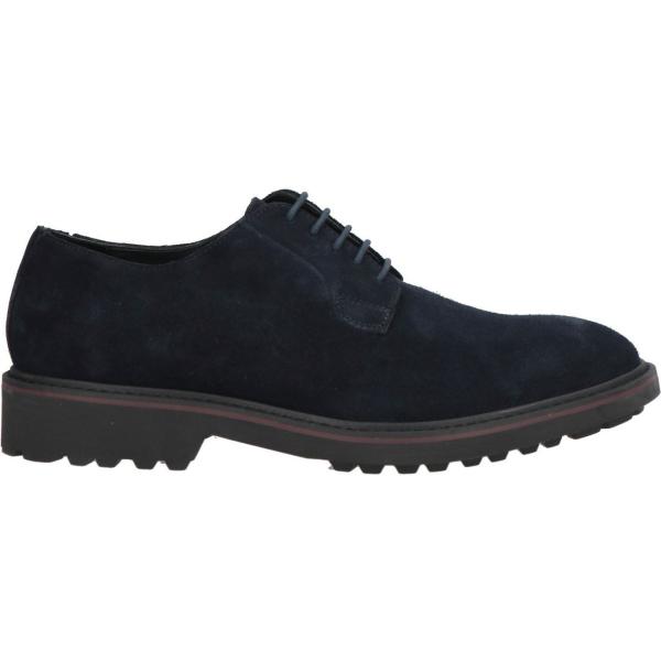 scarpe stringate Geox blu tinta unita