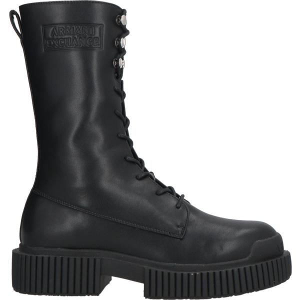 stivaletti Armani Exchange nero tinta unita