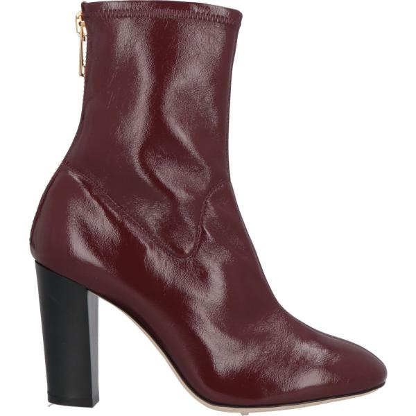 stivaletti Pollini rosso tinta unita