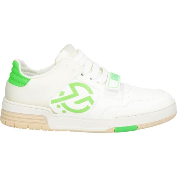 sneakers GAëLLE Paris bianco con stampe