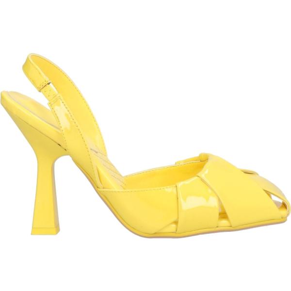 décolleté Manufacture Dessai giallo tinta unita