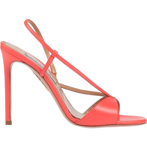 sandali in pelle Aquazzura bianco tinta unita