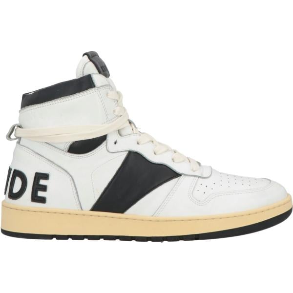 sneakers alte Rhude bianco tinta unita