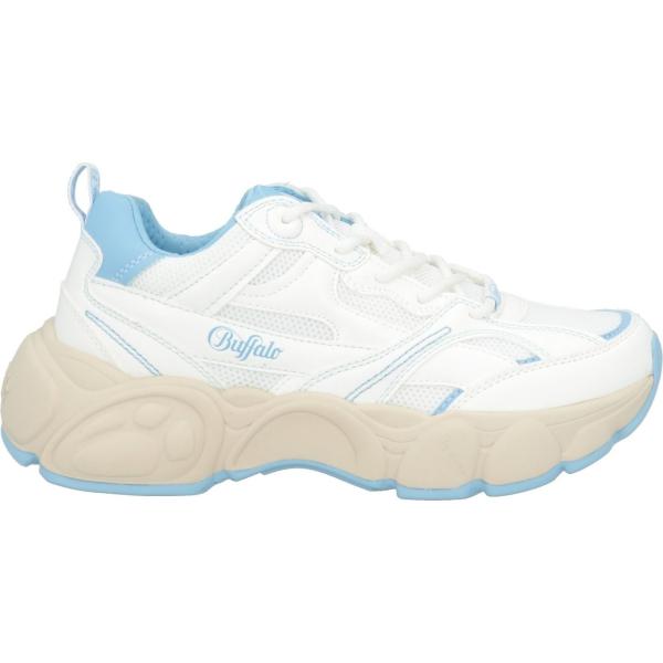 sneakers Buffalo bianco tinta unita