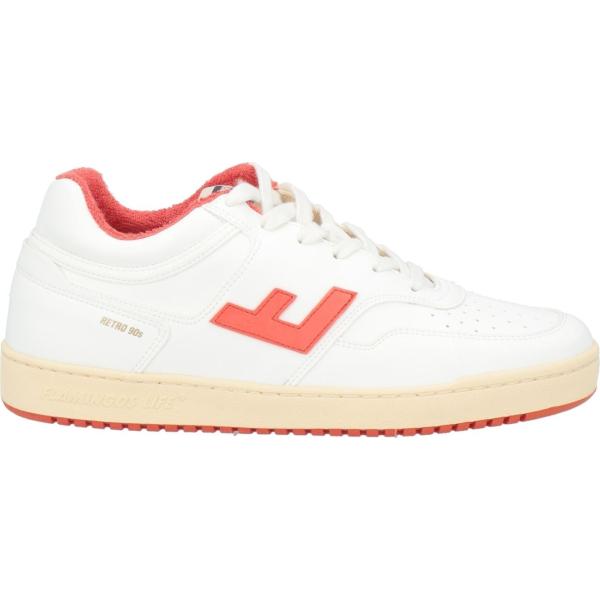 sneakers Flamingos Life bianco tinta unita