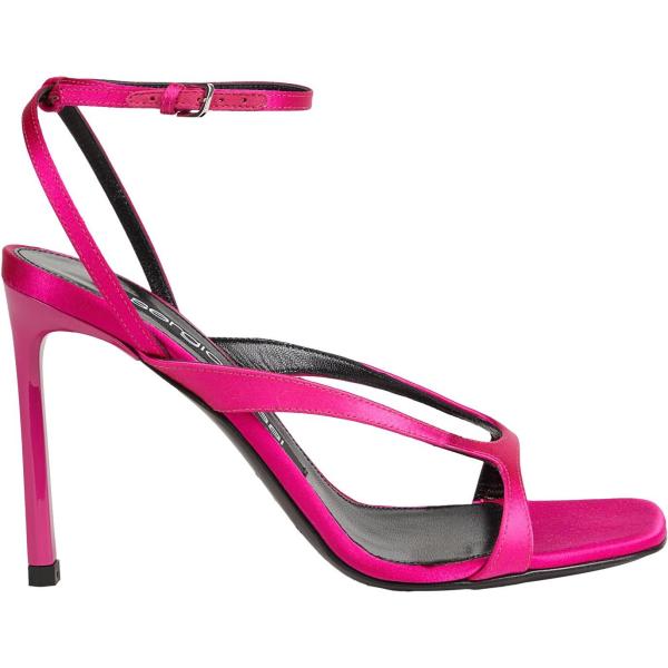 sandali in pelle Sergio Rossi bianco tinta unita