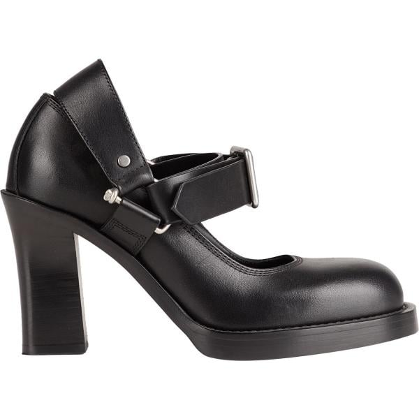 décolleté Burberry nero tinta unita