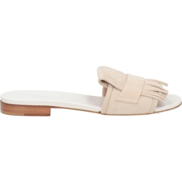 sandali in pelle Kiton bianco tinta unita