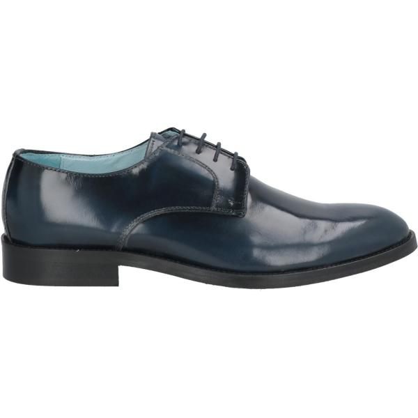 scarpe stringate Herman & Sons blu tinta unita