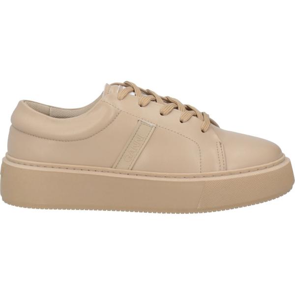 sneakers Ganni marrone tinta unita