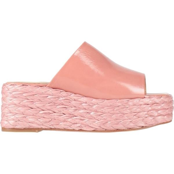 sandali in pelle Paloma Barceló rosa tinta unita