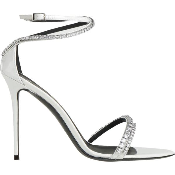 sandali in pelle Giuseppe Zanotti bianco tinta unita