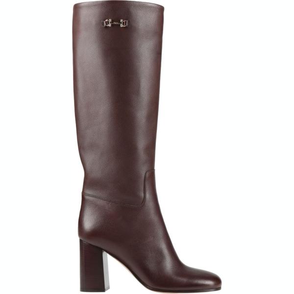 stivali Ferragamo marrone tinta unita