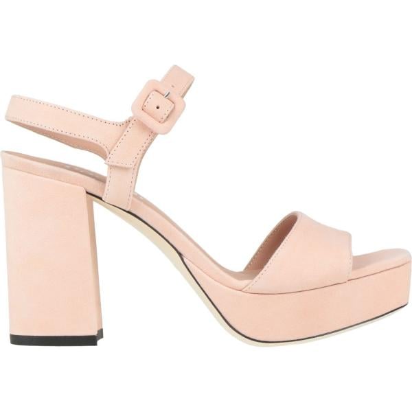 sandali in pelle Pollini bianco tinta unita