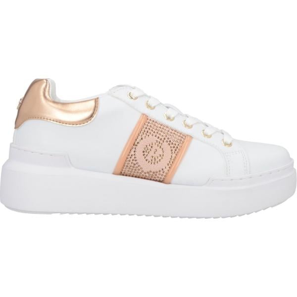 sneakers Pollini bianco tinta unita