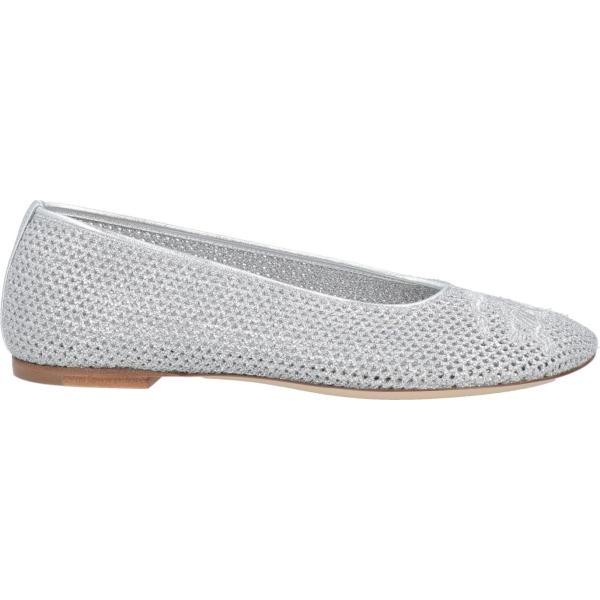 ballerine Burberry grigio tinta unita